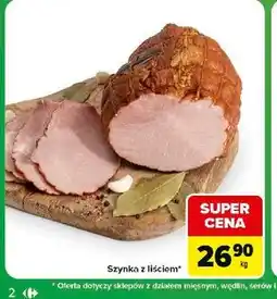 Carrefour Express Szynka z liściem oferta