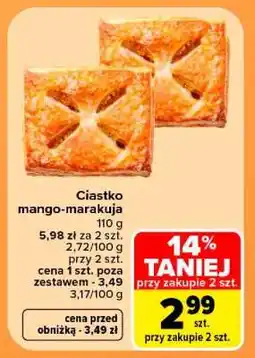 Carrefour Ciastko mango-marakuj oferta