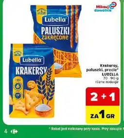Carrefour Express Krakersy, paluszki, precle Lubella oferta