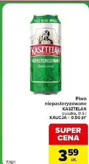 Carrefour Express Piwo niepasteryzowane Kasztelan oferta