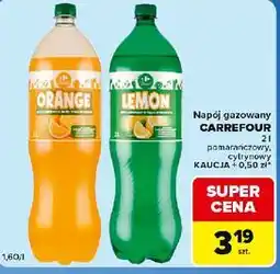 Carrefour Express Napój gazowany CARREFOUR pomarańczowy, cytrynowy oferta