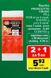 Carrefour Szynka PROSCIUTTO CRUDO Bell oferta
