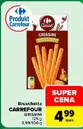 Carrefour Bruschetta CARREFOUR GRISSINI oferta