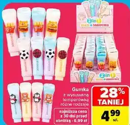Carrefour Market Gumka z wysuwaną temperówką różne rodzaje oferta