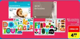 Carrefour Market Blok rysunkowy, blok techniczny A3 oferta