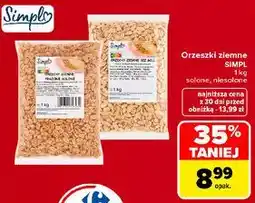 Carrefour Orzeszki ziemne SIMPL solone, niesolone oferta