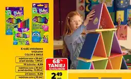 Carrefour Market Kredki ołówkowe trójkątne COLOR & SMILE oferta