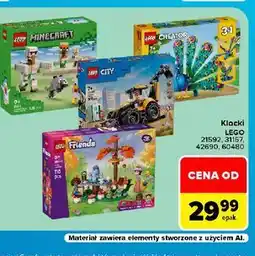 Carrefour Market Klocki LEGO 21592, 31157, 42690, 60480 oferta