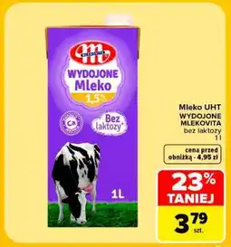 Carrefour Mleko UHT WYDOJONE MLEKOVITA oferta
