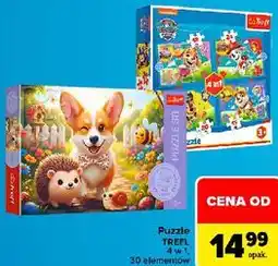 Carrefour Market Puzzle TREFL 4 w 1, 30 elementów oferta