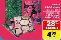 Carrefour Market Brulion A4/96 kartek różne rodzaje oferta