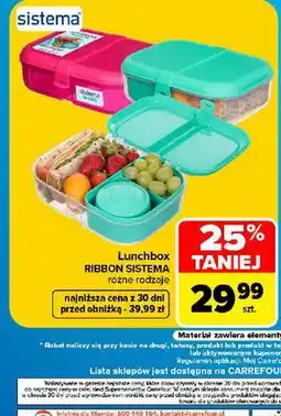 Carrefour Market Lunchbox RIBBON SISTEMA różne rodzaje oferta