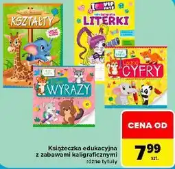 Carrefour Market Książeczka edukacyjna z zabawami kaligraficznymi różne tytuły oferta