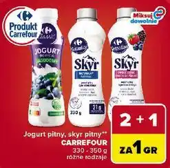 Carrefour Jogurt pitny, skyr pitny Carrefour oferta