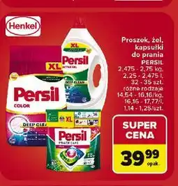 Carrefour Proszek, żel, kapsułki do prania PERSIL oferta