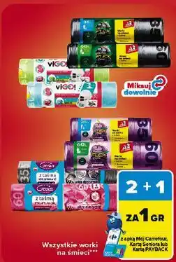 Carrefour Wszystkie worki na śmieci oferta