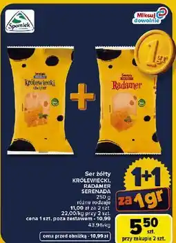 Carrefour Ser żółty Królewicki, Radamer Serenada oferta