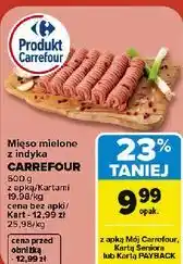 Carrefour Mięso mielone z indyka Carrefour oferta