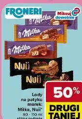 Carrefour Lody na patyku marek: Milka, Nuii oferta