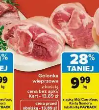 Carrefour Golonka wieprzowa z kością oferta