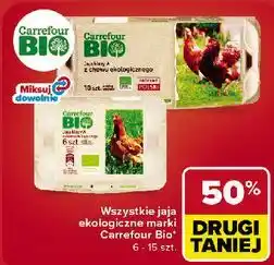 Carrefour Wszystkie jaja ekologiczne marki Carrefour Bio oferta