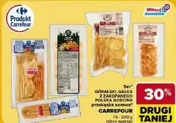 Carrefour Ser góralski, gałka z Zakopanego Polska Gościna, przekąska serowa Carrefour oferta