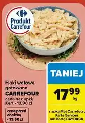 Carrefour Flaki wołowe gotowane Carrefour oferta