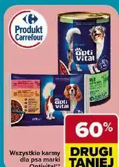 Carrefour Wszystkie karmy dla psa marki Optivital oferta