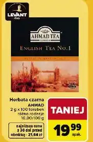 Carrefour Herbata czarna AHMAD różne rodzaje oferta