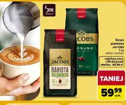 Carrefour Kawa ziarnista JACOBS różne rodzaje oferta