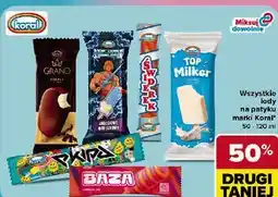 Carrefour Wszystkie lody na patyku marki Koral oferta