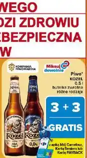 Carrefour Piwo Kozel oferta