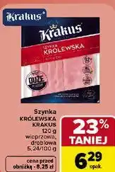 Carrefour Szynka królewska Krakus oferta