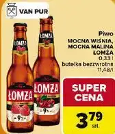 Carrefour Piwo Łomża Mocna Wiśnia, Mocna Malina oferta