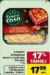 Carrefour Lasagne bolognese Come a casa oferta