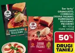 Carrefour Ser tarty Grangusto, Corregio, Grana Padano, Parmigiano Reggiano, Pecorino Extra oferta