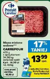 Carrefour Mięso mielone wołowe Carrefour oferta