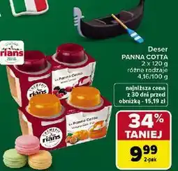 Carrefour Deser PANNA COTTA Rians oferta