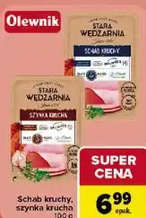 Carrefour Schab kruchy, szynka krucha Olewnik oferta
