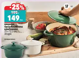 Biedronka Gęsiarka żeliwna emaliowana 25 x 12,3 cm, okrągła Konighoffer oferta