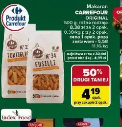 Carrefour Makaron CARREFOUR ORIGINAL oferta