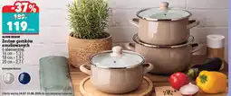 Biedronka Altom Design Zestaw garnków emaliowanych 6 elementów oferta
