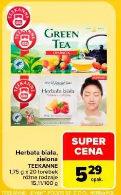 Carrefour Herbata biała, zielona oferta