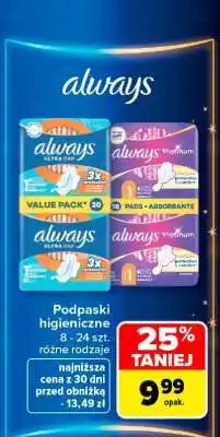 Carrefour ALWAYS oferta