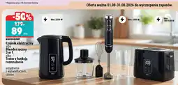 Biedronka Czajnik elektryczny / Blender ręczny 3 w 1 / Toster z funkcją rozmrażania Hoffen Expert oferta