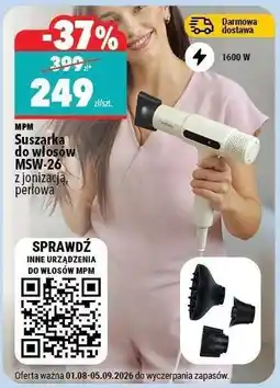 Biedronka Suszarka do włosów MSW-26 oferta