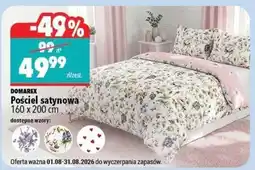 Biedronka Pościel satynowa oferta