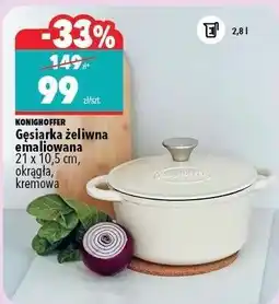 Biedronka Gęsiarka żeliwna emaliowana oferta