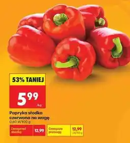 Biedronka Papryka słodka czerwona na wagę oferta