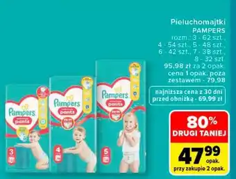 Pieluchomajtki Pampers